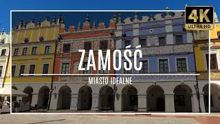 ZAMOŚĆ [4K]  - klasyczne, renesansowe, rewelacyjne! miasto idealne … w dwa dni (street walk + dron)