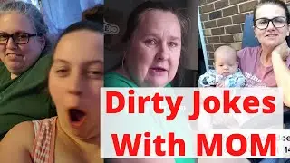 Dirty Jokes/Humour with MOM - Tiktok Mom Son Dark humour video compilation { Dirty Humour Tiktok } 3