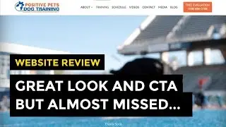 Website Review: Excellent Dog Trainer Site, But I *Almost* Missed... | Episode 001