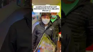 Gaming kid destroyed his iPad in to million pieces😱 #shorts #apple #ipad #iphone #ios #android #fyp