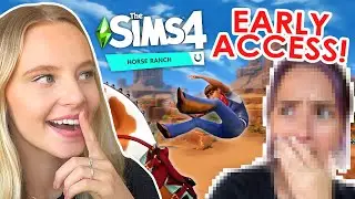 Testing the top 5 GAMEPLAY features from Horse Ranch in The Sims 4 + special guest | Early Access