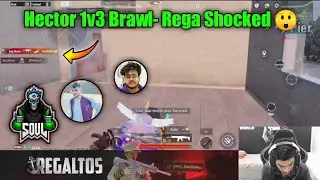 Hector 1v3 Regaltos and Viper🔥- Regaltos Reaction 😲।