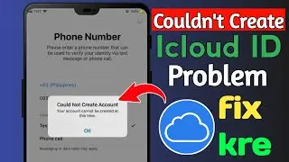 Could Not Create iCloud ID? | Apple ID Not Creating Problem Solved | Step by Step Guide