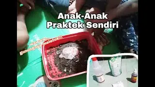 Percobaan STEAM - Membuat Gunung Meletus