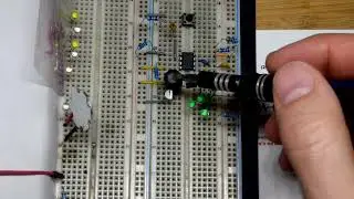 Demo DIY Voltage Booster 2N2222 NPN BJT 555 Monostable Limited Trigger Timing