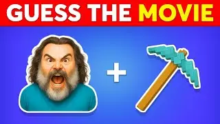 Guess the MOVIE by Emoji 🎬🍿 Movie Quiz | Emoji Quiz