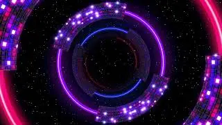 Fantasy VJ circle dance background video
