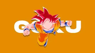 Anime Minimalist Vector Design - Photoshop