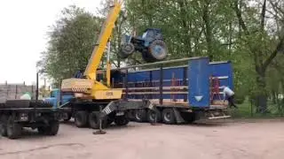 Загружаем трактор на фуру ✅ топ способ 💯