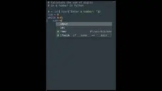 SUM OF DIGITS IN PYTHON 