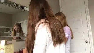 Making bubble slime with Kia (fail)