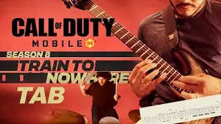 CALL OF DUTY MOBILE SEASON 8 (2022): TRAIN TO NOWHERE THEME SONG - Guitar + Drum Playthrough + TAB