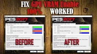 Cara mengatasi GPU VRAM Unable PES 2017
