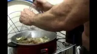 Quick 2 minut recipe - Pork Noodles with Egg Whites and Vegetables