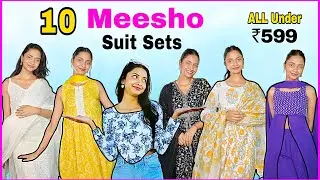 10 MEESHO Summer Kurta Sets For Party & Daily wear | All Under ₹599 Only😱| Try On Haul classywings