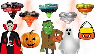Making BEYBLADE X look like HALLOWEEN Characters