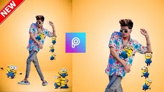 #Minions Photo Editing in PicsArt 🐱 | New Concept Manipulation Photo Editing - ROHIT EDITZ❤️