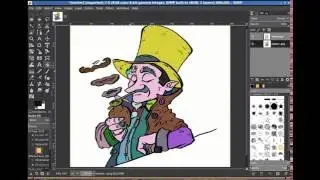 New G'MIC filter 'Auto-fill lineart' to help colorizing comics