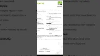 eduSYMS Latest Updates: Elevating Education Management 🚀 | What's New?
