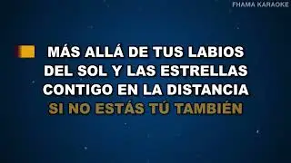 Luis Miguel - Contigo En La Distancia | FHAMA KARAOKE