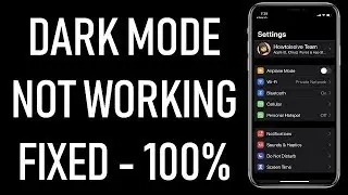 Dark Mode Not Working on iPhone and iPad in iOS 16: Enable/Disable/Customization