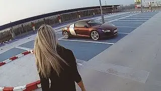 Loud Audi R8 with Custom Exhaust in Tunnels