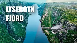 Lysebotn Fjord con Dron