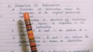 DISSOLUTION OF PARTNERSHIP (Tamil)