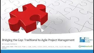 Webinar   Bridging the Gap - From Traditional to Agile Project Management by Susan Parente