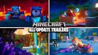 Minecraft all animated update trailers ( 1.1 - 1.20 )