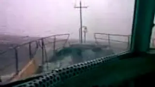 шторм в Обской губе. 2007 год.