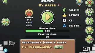 Первый видос по игрухе geometry dash
