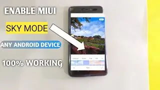 ENABLE - MIUI 12 Sky Mode Any Android Device | Sky Replacement Feature 😳😳