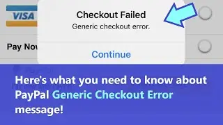 Paypal Generic Error at checkout - what to do about this issue and what PayPal reps say about it?