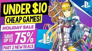 11 AMAZING PSN Game Deals UNDER $10! PSN HOLIDAY SALE PART 2 CHEAP PS4/PS5 Games to Buy on Sale!