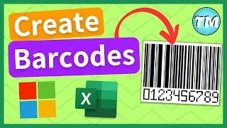 How to Create a Barcode in Excel | FREE Barcode Generator