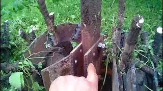 Ежики, для прополки картошки. Первое испытание.