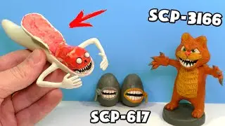 Лепим SCP Мостовой червь из игры Garry’s Mod | SCP-3166 Гарфилд, SCP-617 Каменные Питомцы