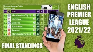 Premier League Table 2021/22 - Final Standings
