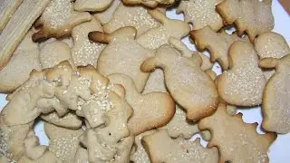 Постное  печенье  Новый год 2016 №  137 Постное, вегетарианское ,  вкусное!