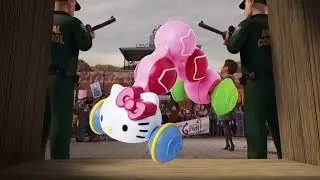 Hello Kitty Press to Go Caterpillar