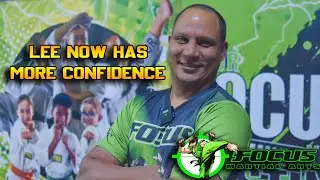 Lee now has more confidence since training at Focus Martial Arts Brisbane