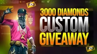 FREE FIRE LIVE CUSTOM ROOM GIVEAWAY | FF LIVE TEAM CODE GIVEAWAY | FF LIVE GIVEAWAY DJ ALOK |FF LIVE