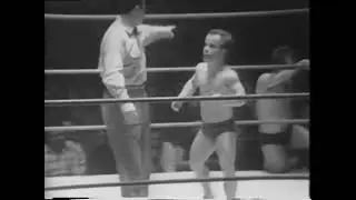 Lord Littlebrook & Tiny Tim vs.  Ivan The Terrible & Irish Jackie (April 4, 1958)