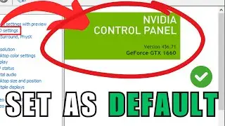 How to make NVIDIA as the Default Graphics Card in Windows 11