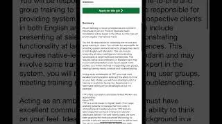 Visa Sponsorship | Mandarin Speaker | Jobs UK
