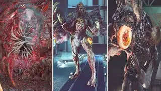 Resident Evil 2 Remake: All William Birkin Transformation Scenes