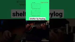shelter by heylog- Acoustic Guitar Tab 