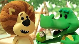 Crocky and the Wobbly Tooth! 🦁 RaaRaa the Noisy Lion  | Animal Friends