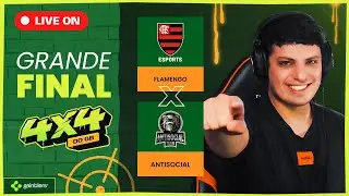 X4 DO GB12 - FINAL! FLAMENGO vs ANTI, FLUXO vs LOS - FREE FIRE AO VIVO!!